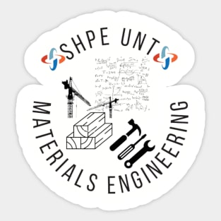 UNT Materials Sticker